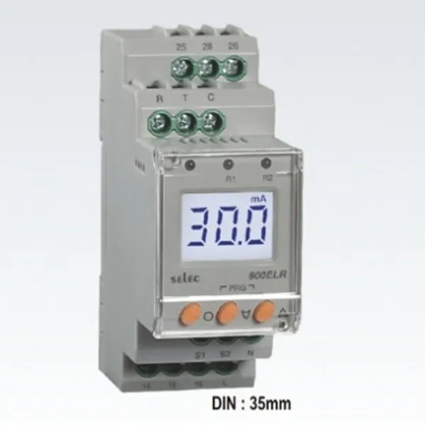 SELEC 900ELR-2 EKRANLI KAÇAK AKIM RÖLESİ