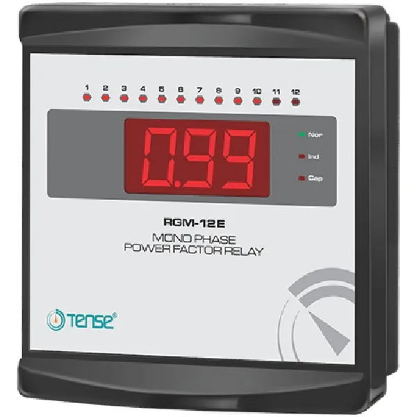 TENSE RGM-12E 12 Kademe, LED Display Ekranlı Monofaze Reaktif Güç Kontrol Rölesi