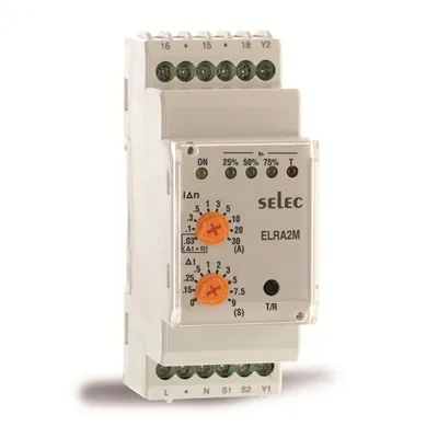 SELEC ELRA2M2-2-230V-CE ANALOG KAÇAK AKIM RÖLESİ